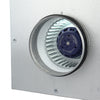 Schallgedämmter Radialrohrventilator mit Thermostat und Drehzahlregelung Ø 125 mm