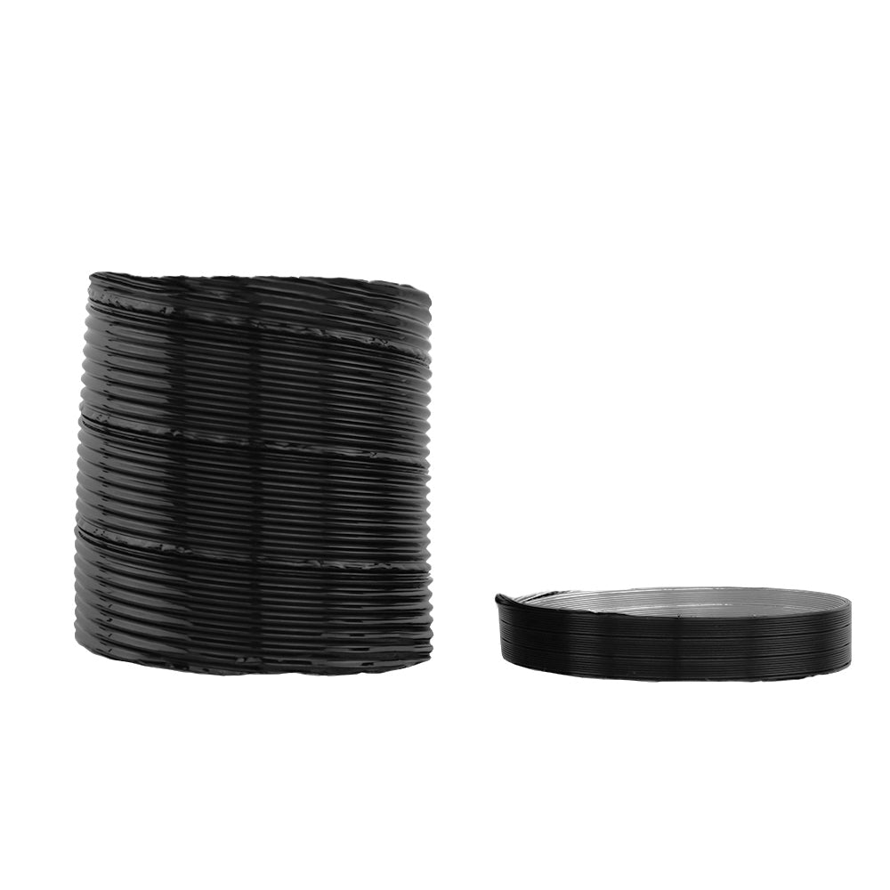 Flexibles Rundrohr Dalap ALUDAP D, schwarz, bis 200°C, Ø 100 mm, Länge 3000 mm