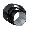 Flexibles Rundrohr Dalap ALUDAP D, schwarz, bis 200°C, Ø 125 mm, Länge 3000 mm