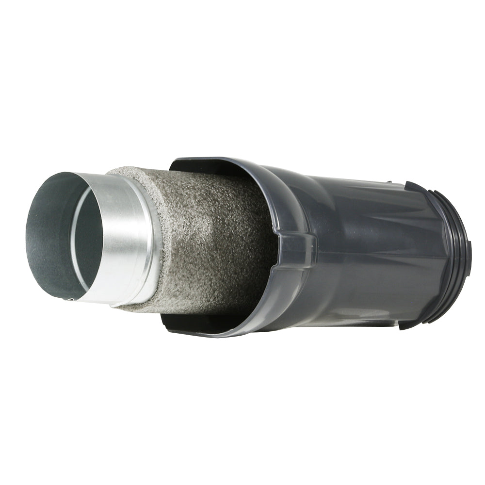 Kunststoff-Stutzen Dalap PTR 125-160 für Luftschachtaufsatz, grau