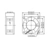 Kleiner Computerlüfter Dalap SAF 5V DC, 40x40x20 mm, 7500 U/min., mit Kugellager