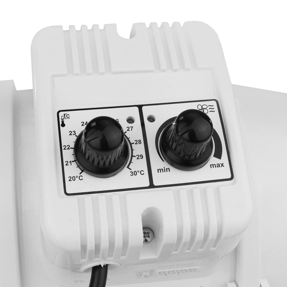 Axialer-Rohrventilator mit Temperatur- und Drehzahlregelung Ø 100
