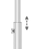 Design – Standventilator CHARLY STAND Ø 40 cm, silbern