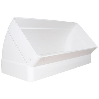 PVC Flachkanalwinkel 45° vertikal, 110x55 mm