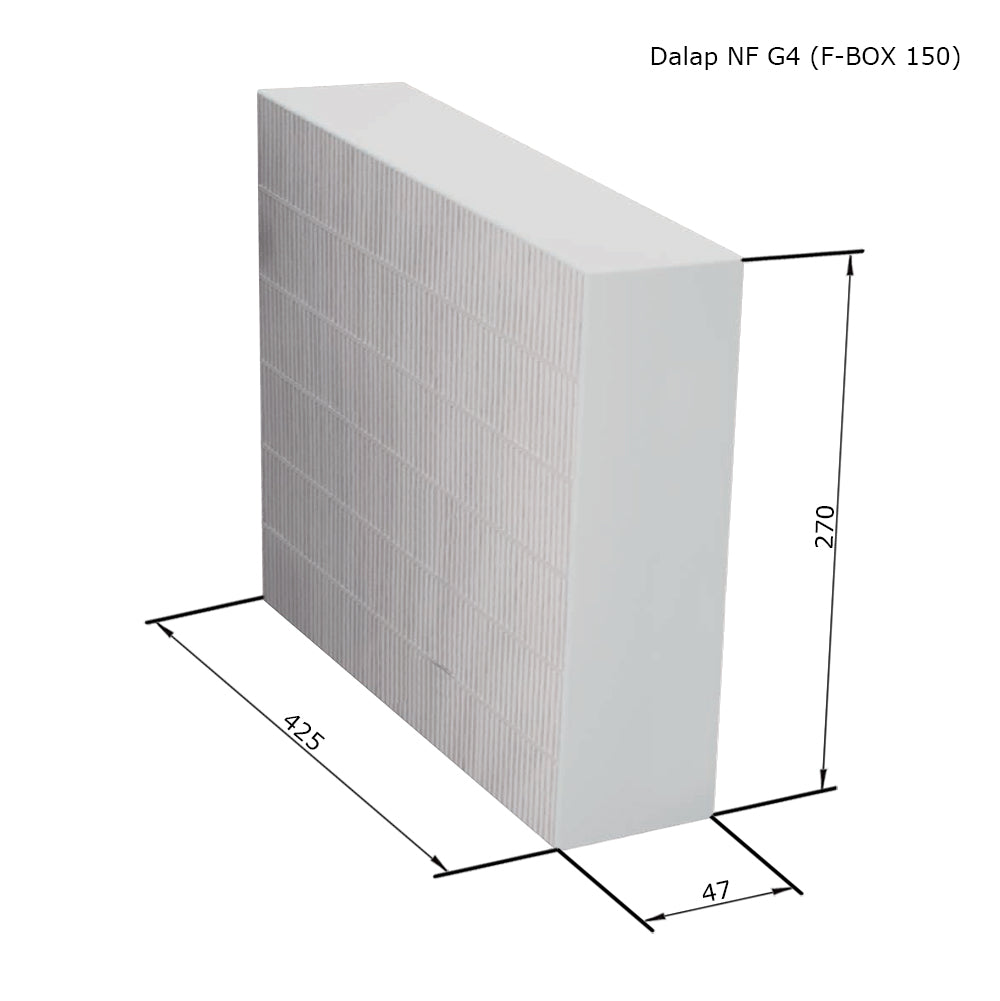 Staubfilter 270x425x47 mm