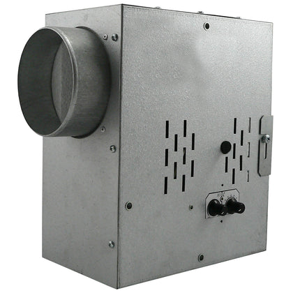 Schallgedämmter Radialrohrventilator mit Thermostat und Drehzahlregelung Ø 315 mm
