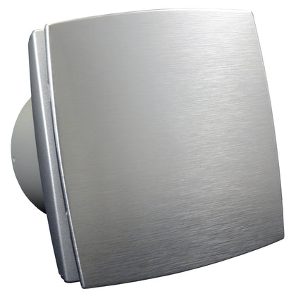Badventilator mit Aluminium Frontplatte ohne Zusatzfunktionen Ø 100 mm, sparsam und leise