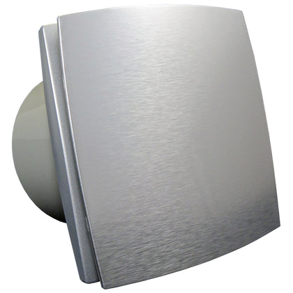Badventilator mit Aluminium Frontplatte ohne Zusatzfunktionen Ø 150 mm, sparsam und leise