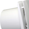 Badventilator mit weißer Frontplatte und Zeitnachlauf Ø 150 mm, sparsam und leise